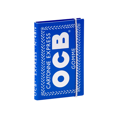 Zigarettenpapier OCB Blau Gummizug 25 Heftchen à 100 Blättchen