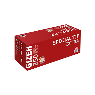 3000 x Gizeh Special Tip Extra Filterhülsen = 12 Pack à 250 Stück
